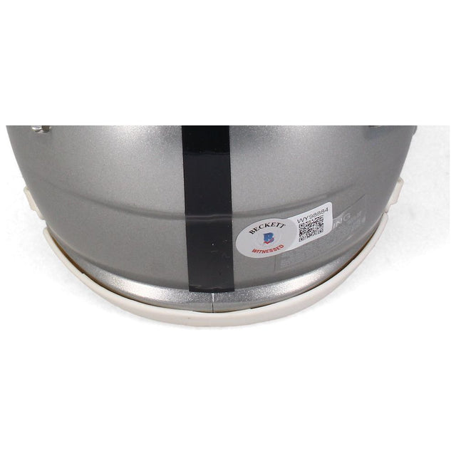 BO JACKSON Autographed Los Angeles Raiders Mini Flash Speed Helmet BECKETT