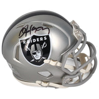BO JACKSON Autographed Los Angeles Raiders Mini Flash Speed Helmet BECKETT