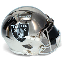 Brock Bowers Autographed Las Vegas Raiders Custom Spectra Chrome Speed Authentic Helmet Beckett