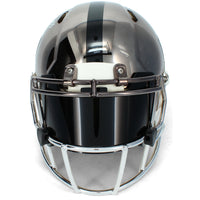 Brock Bowers Autographed Las Vegas Raiders Custom Spectra Chrome Speed Authentic Helmet Beckett