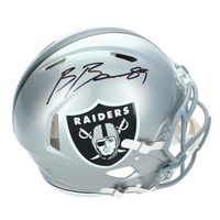 Brock Bowers Autographed Las Vegas Raiders Authentic Speed Helmet Beckett