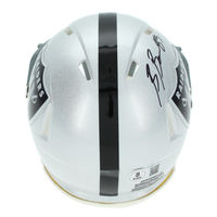 Brock Bowers Autographed Las Vegas Raiders Mini Speed Helmet Beckett