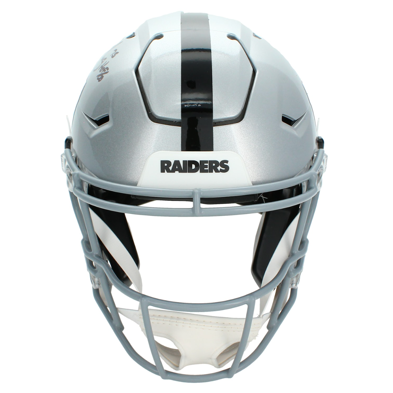 Howie Long Autographed & Inscribed "HOF 00" Raiders Speedflex Authentic Helmet Beckett