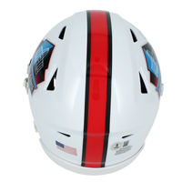 Howie Long Autographed Las Vegas Raiders Hall of Fame Logo Mid-Size SpeedFlex Midi Helmet Beckett