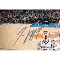 JA MORANT Autographed Grizzlies "Reverse" 16" x 20" Photograph PANINI LE 112