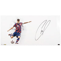 CHRISTIAN PULISIC Autographed "Stars and Stripes" 14" x 28" Photo PANINI LE 110