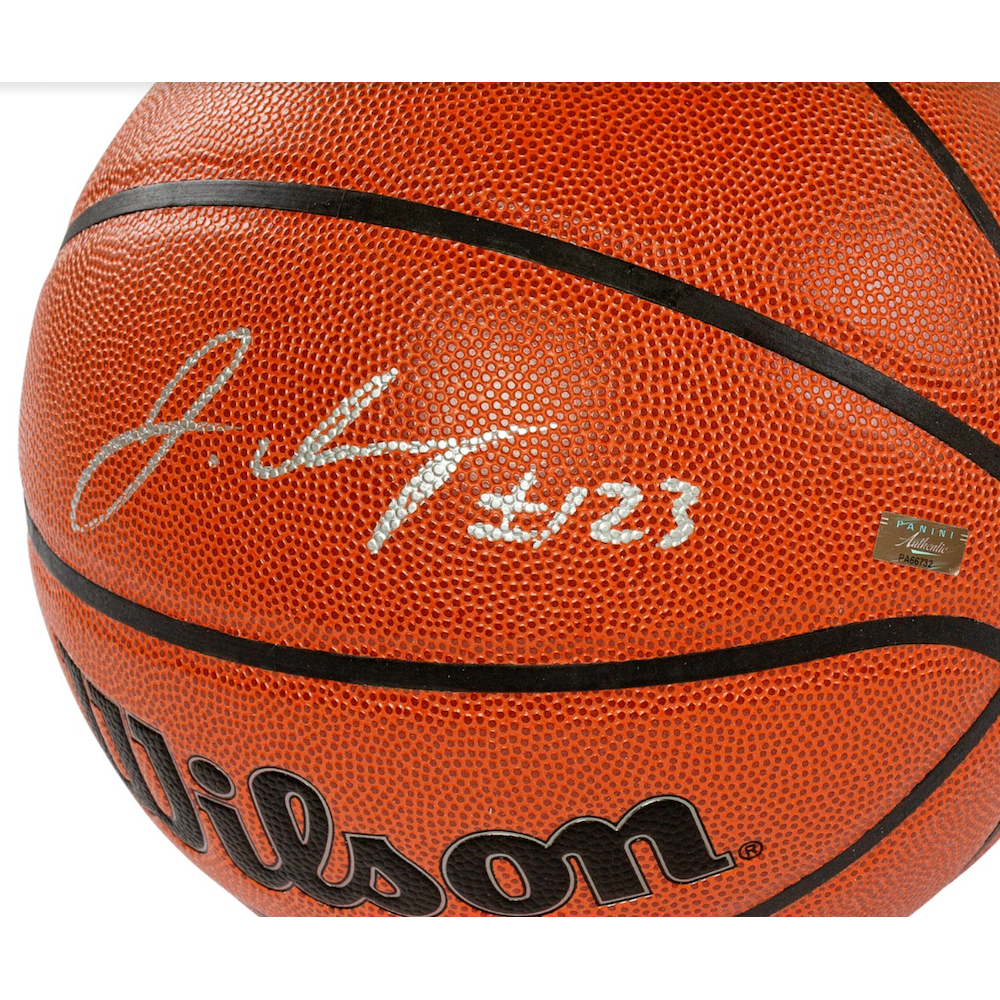 JADEN IVEY Autographed Detroit Pistons Wilson Basketball PANINI