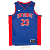 JADEN IVEY Autographed Detroit Pistons Blue Nike Swingman Jersey PANINI