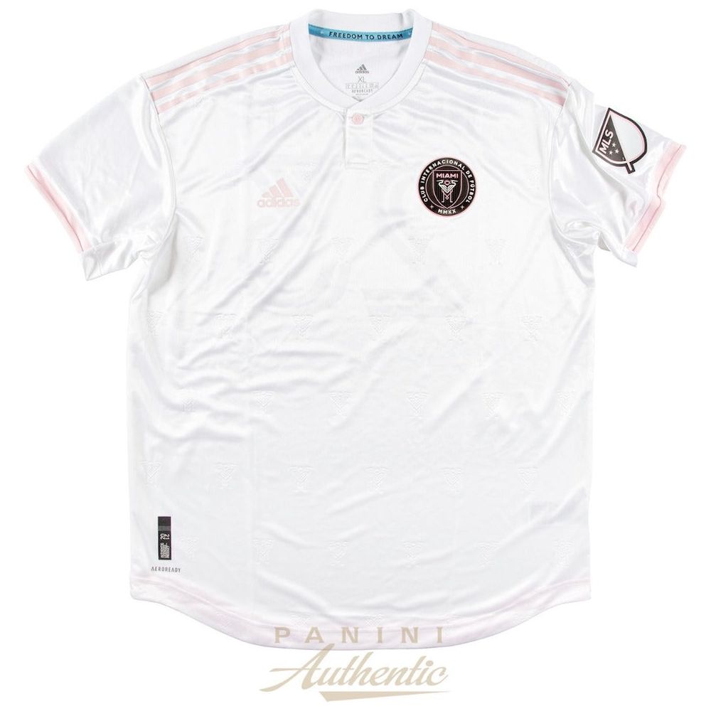 DAVID BECKHAM Autographed Inter Miami CF 2021 Authentic White Jersey PANINI