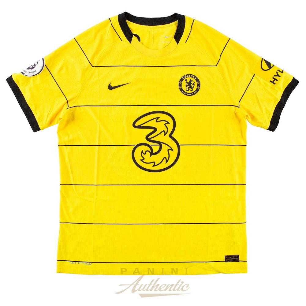 CHRISTIAN PULISIC Autographed 2021-22 Chelsea FC #10 Authentic Jersey PANINI