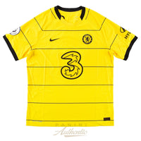 CHRISTIAN PULISIC Autographed 2021-22 Chelsea FC #10 Authentic Jersey PANINI