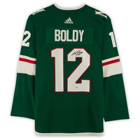 MATTHEW BOLDY Autographed Minnesota Wild Authentic Green Jersey FANATICS
