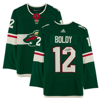 MATTHEW BOLDY Autographed Minnesota Wild Authentic Green Jersey FANATICS