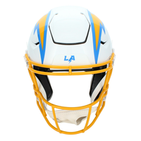 Omarion Hampton Autographed &amp; Inscribed "BOLT UP!" Los Angeles Chargers Speedflex Authentic Helmet Beckett