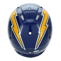 Omarion Hampton Autographed Los Angeles Chargers 1974-87 Throwback Speed Authentic Helmet Beckett