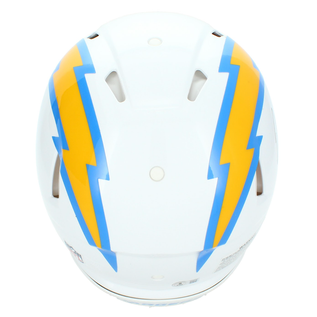 Omarion Hampton Autographed Los Angeles Chargers Authentic Speed Helmet Beckett