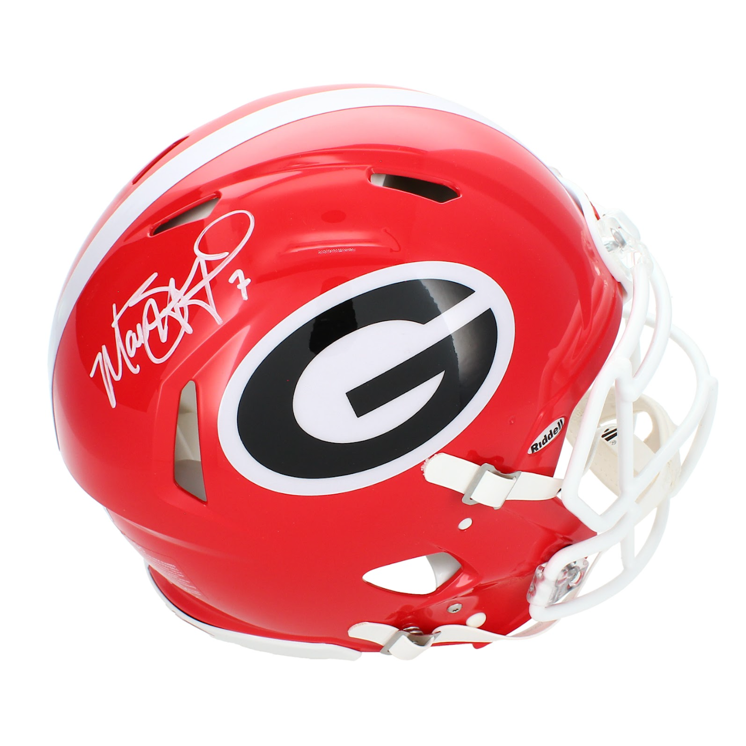 Matthew Stafford Autographed Georgia Bulldogs Authentic Speed Helmet Beckett