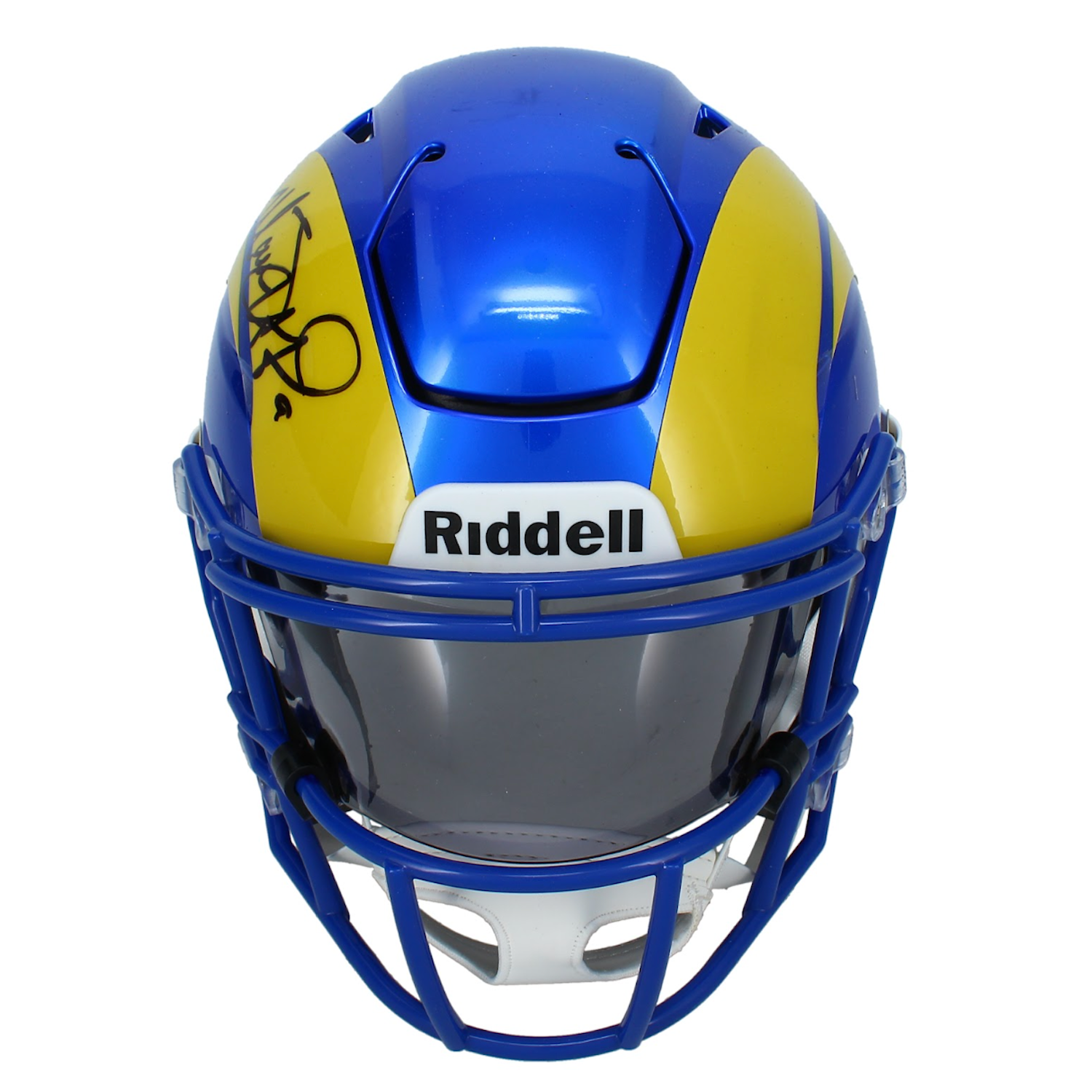 Matthew Stafford Autographed Los Angeles Rams Mid-Size SpeedFlex Midi Helmet Beckett