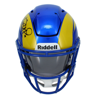 Matthew Stafford Autographed Los Angeles Rams Mid-Size SpeedFlex Midi Helmet Beckett