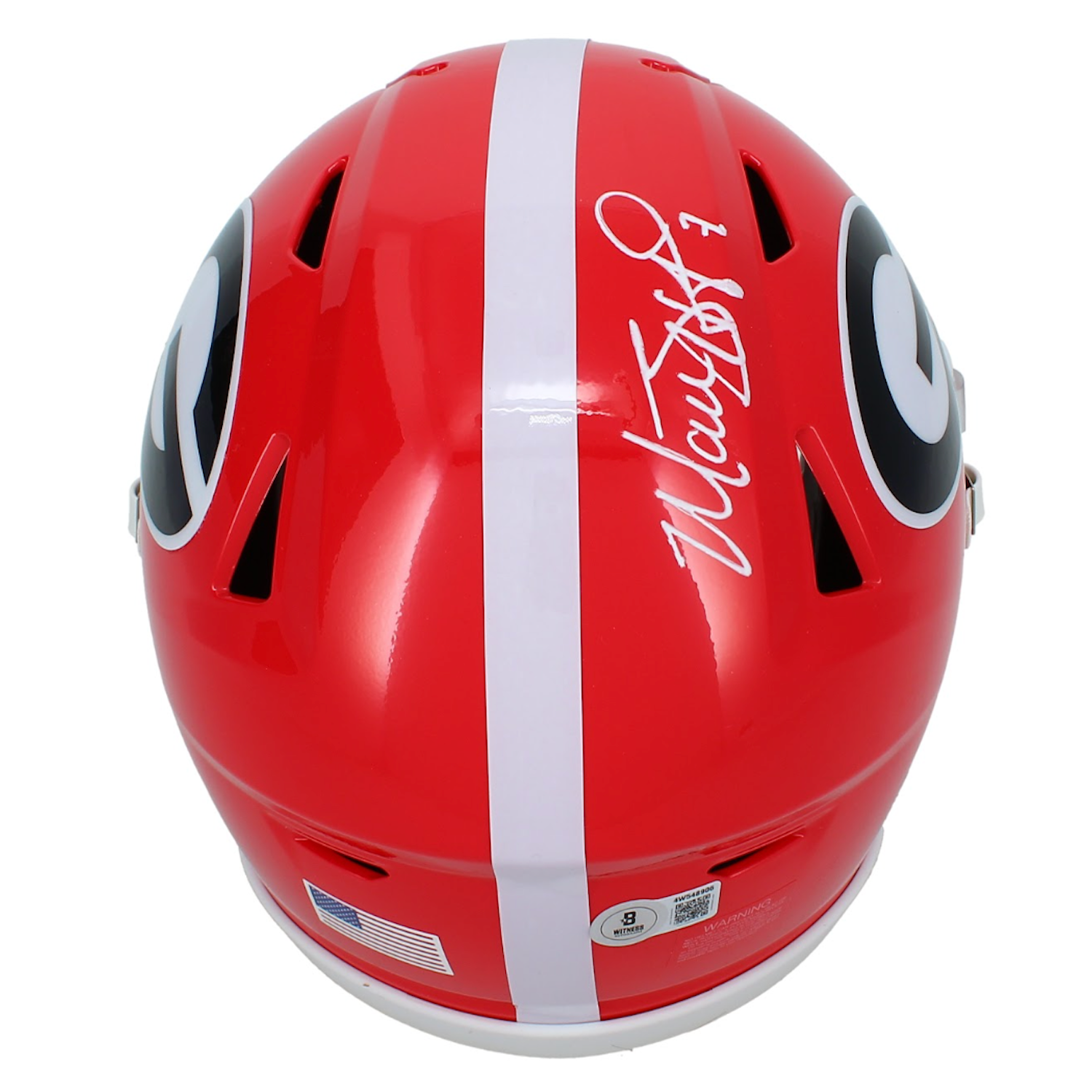 Matthew Stafford Autographed Georgia Bulldogs Speedflex Midi Helmet Beckett