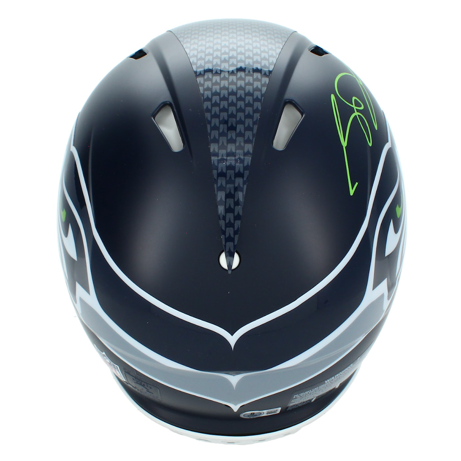 Sam Darnold Autographed Seattle Seahawks Authentic Speed Helmet Beckett