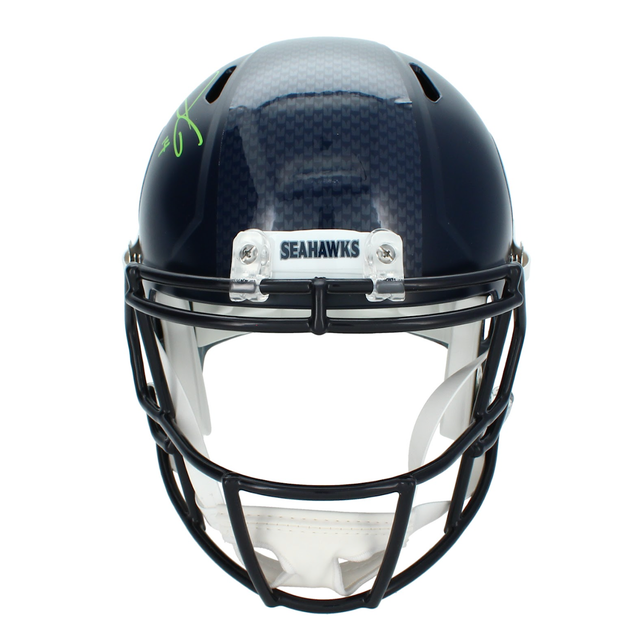 Sam Darnold Autographed Seattle Seahawks Full Size Replica Speed Helmet Beckett