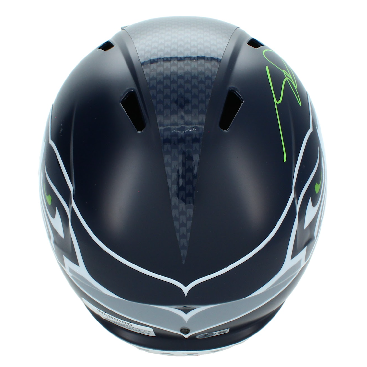 Sam Darnold Autographed Seattle Seahawks Full Size Replica Speed Helmet Beckett