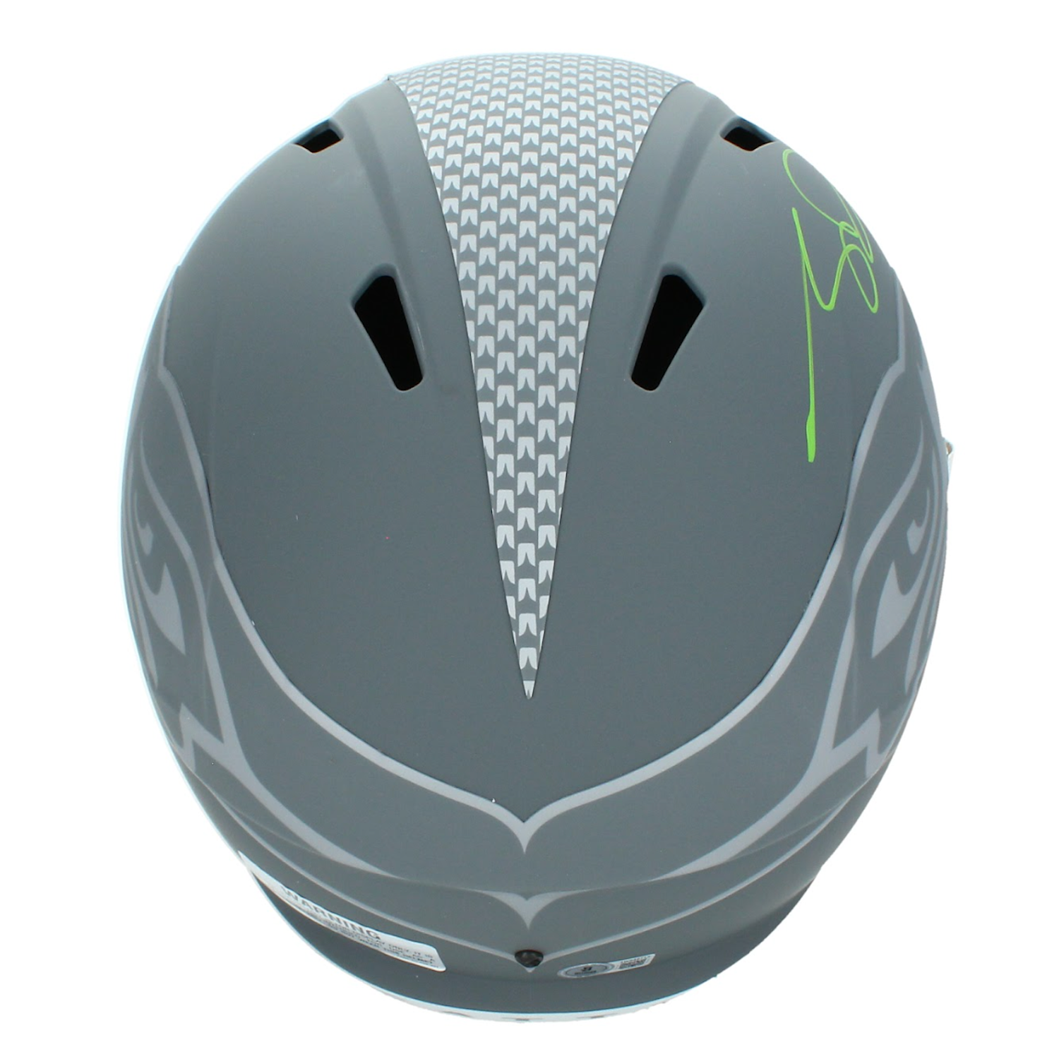 Sam Darnold Autographed Seattle Seahawks 'Slate' Full Size Replica Speed Helmet Beckett