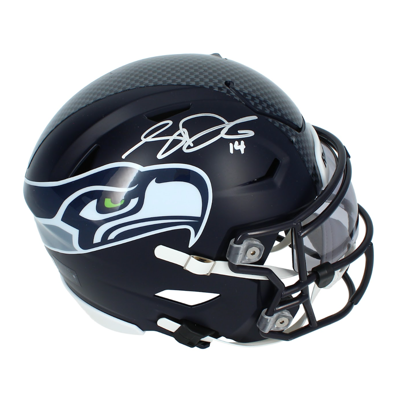 Sam Darnold Autographed Seahawks Mid-Size SpeedFlex MIDI Helmet Beckett