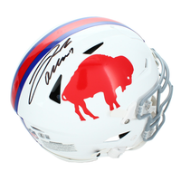 Josh Allen Autographed Buffalo Bills 1965-73 Throwback Speedflex Authentic Helmet Beckett