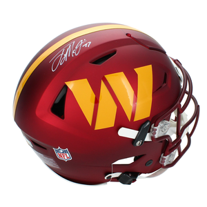 Terry McLaurin Autographed Washington Commanders Authentic SpeedFlex Helmet Beckett