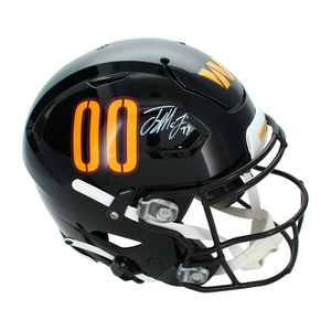Terry McLaurin Autographed Washington Commanders Black 2022 Alternate SpeedFlex Authentic Helmet Beckett