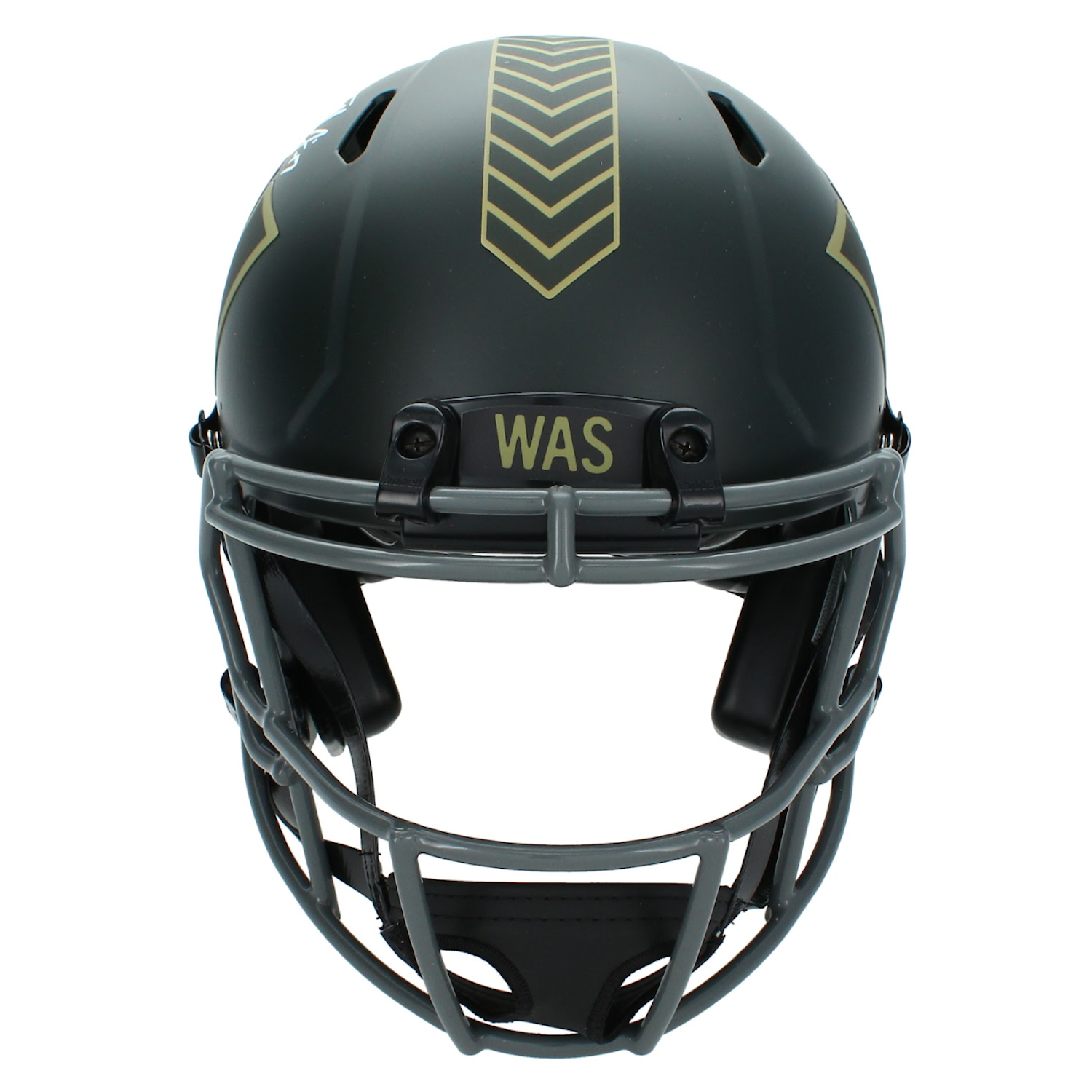 Terry McLaurin Autographed Washington Commanders 2025 Salute to Service Speed Authentic Helmet Beckett