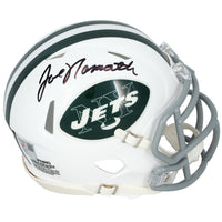 Joe Namath Autographed New York Jets 1965-77 Throwback Mini Helmet Fanatics