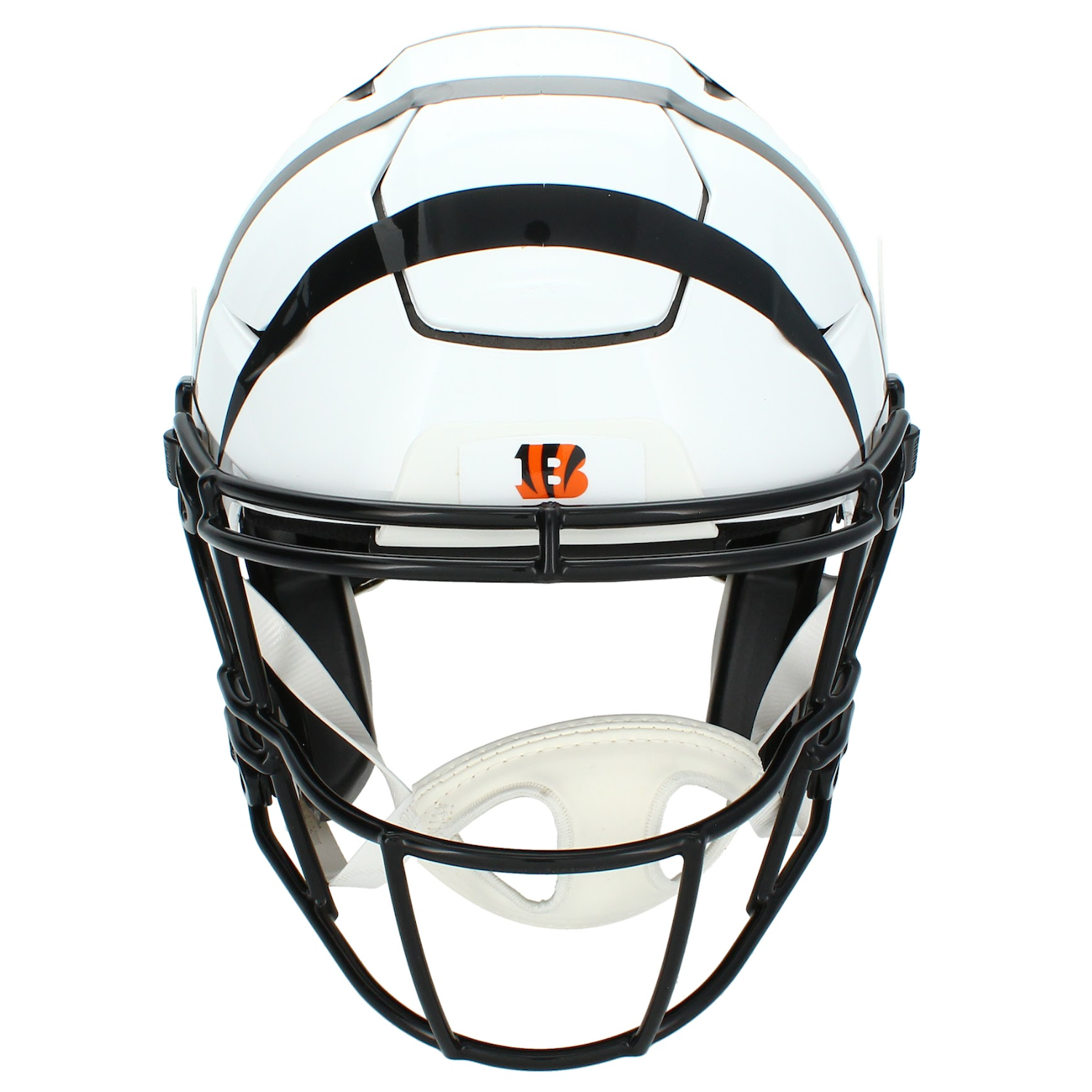 Chase Brown Autographed Cincinnati Bengals 2022 White Alternate Speedflex Authentic Helmet Beckett