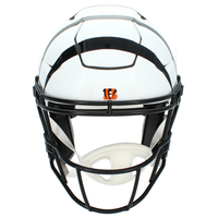 Chase Brown Autographed Cincinnati Bengals 2022 White Alternate Speedflex Authentic Helmet Beckett