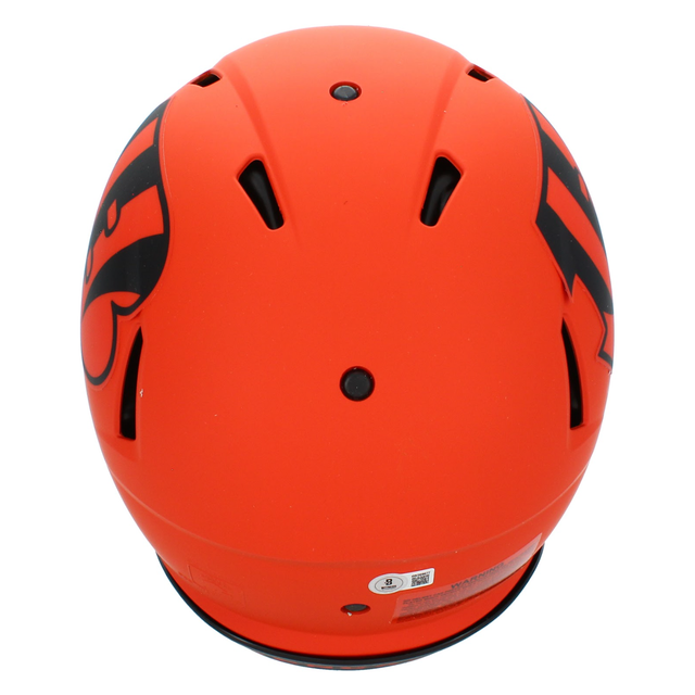 Chase Brown Autographed Cincinnati Bengals 'RAVE' Speed Authentic Helmet Beckett