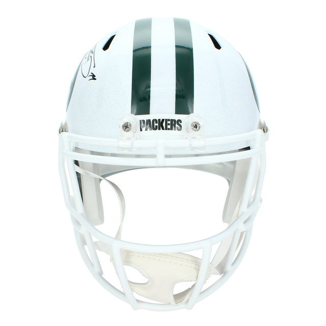 Jayden Reed Autographed Green Bay Packers White Full Size Replica Speed Helmet Beckett