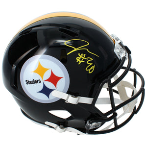 Jaylen Warren Autographed Pittsburgh Steelers Speed Full Size Helmet Beckett