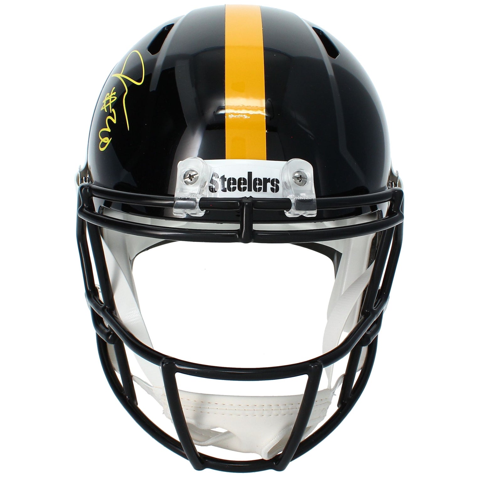 Jaylen Warren Autographed Pittsburgh Steelers Speed Full Size Helmet Beckett