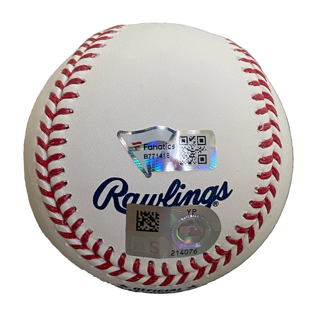 AARON JUDGE Autographed NY Yankees "2022 AL MVP" Official Baseball FANATICS