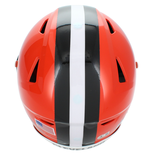 Jerry Jeudy Autographed Cleveland Browns Speedflex Authentic Helmet Beckett
