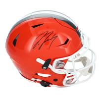 Jerry Jeudy Autographed Cleveland Browns Speedflex Authentic Helmet Beckett