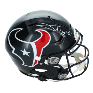Jayden Higgins Autographed Houston Texans SpeedFlex Authentic Helmet Beckett