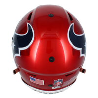Jayden Higgins Autographed Houston Texans Alternate Red Speedflex Authentic Helmet Beckett