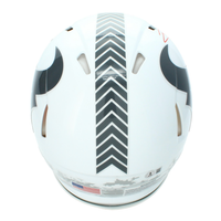 Jayden Higgins Autographed Houston Texans 2024 Salute to Service Speed Authentic Helmet Beckett