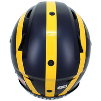 Aidan Hutchinson Autographed Michigan Wolverines Speedflex Authentic Helmet Beckett