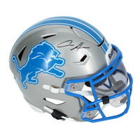 Aidan Hutchinson Autographed Detroit Lions Mid-Size Speedflex Midi Helmet Beckett