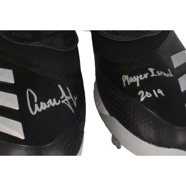 Aaron Judge Autographed "Player Issued 2019" Authentic Adidas Cleats Fanatics