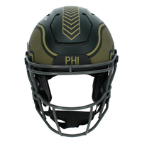 Randall Cunningham Autographed Philadelphia Eagles 2025 Salute to Service SpeedFlex Authentic Helmet Beckett